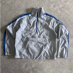 80s Vintage Nike Grey Quarter Zip Size M